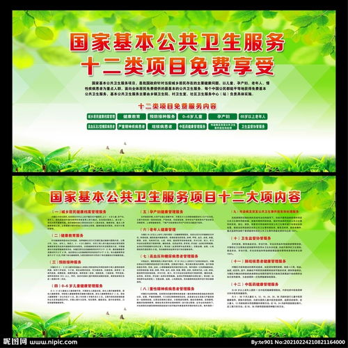 守護(hù)全民健康，助力兒童成長(zhǎng) 國(guó)家基本公共衛(wèi)生服務(wù)與招生輔助服務(wù)展板圖解